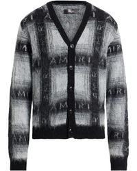 Amiri - Cardigan Mohair Wool, Baby Alpaca Wool, Polyamide, Viscose - Lyst