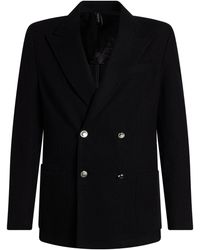 Paoloni - Blazer Wool, Polyamide, Cashmere, Elastane - Lyst
