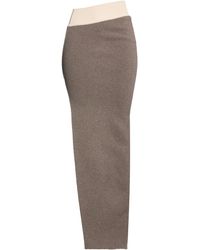 Rick Owens - Maxi Skirt Cashmere, Wool, Elastane - Lyst