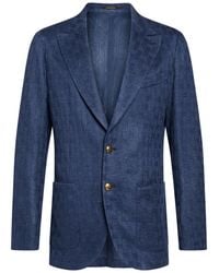 Gabriele Pasini - Blazer Linen, Polyester - Lyst