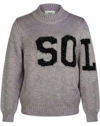SOLOTRE - Sweater Polyamide, Wool, Alpaca Wool - Lyst