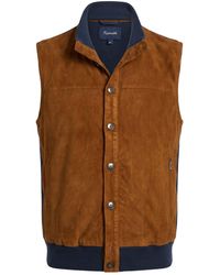 Façonnable - Vest Goat Skin, Cotton, Cashmere - Lyst