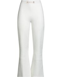 Twinset - Ivory Pants Viscose, Polyamide, Polyester, Elastane - Lyst