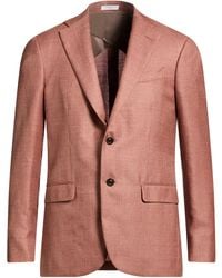 Boglioli - Rust Blazer Wool, Silk, Linen - Lyst