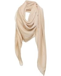 Ferragamo - Scarf Cashmere, Cotton - Lyst