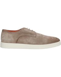 Santoni - Lace-Up Shoes Leather - Lyst