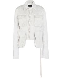 Ann Demeulemeester - Jacket Cotton, Viscose, Metal - Lyst