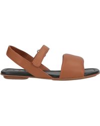Hogan - Tan Sandals Leather - Lyst