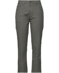 6397 Wool Prince Of Wales Print Trousers in Grey Slacks and Chinos Capri and cropped trousers Womens Clothing Trousers 