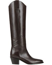 P.A.R.O.S.H. - Dark Boot Calfskin - Lyst