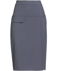 HUGO - Midi Skirt Polyester, Viscose, Elastane - Lyst