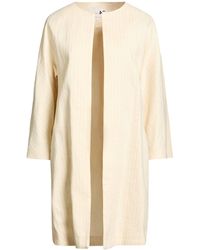 Manzoni 24 - Overcoat & Trench Coat Linen, Cotton, Viscose, Polyester, Polyamide - Lyst