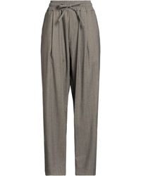 hinnominate - Khaki Pants Polyester, Rayon, Elastane - Lyst