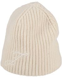 Jacquemus - Cream Hat Merino Wool - Lyst