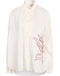 forte_forte - Ivory Shirt Cotton, Silk - Lyst