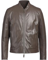 Emporio Armani - Military Jacket Lambskin, Virgin Wool, Cashmere - Lyst