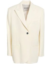 Rohe - Ivory Blazer Viscose, Elastane - Lyst