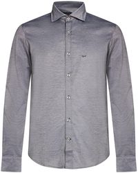 Paul & Shark - Charcoal Shirt Cotton - Lyst