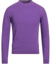 Daniele Fiesoli - Mauve Sweater Merino Wool, Polyamide, Cashmere - Lyst