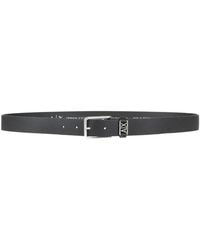 ARMANI EXCHANGE - Belt Cow Leather - Lyst