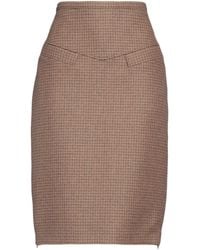 N°21 - Midi Skirt Wool, Polyamide, Elastane - Lyst