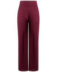 Anna Molinari - Pants Merino Wool - Lyst