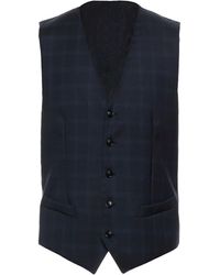 Mens Clothing Jackets Waistcoats and gilets Alessandro Dellacqua Satin Vest in Black for Men 