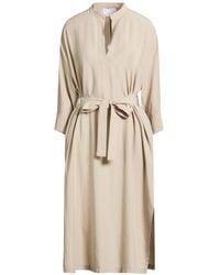 Kaos - Midi Dress Tencel, Linen - Lyst