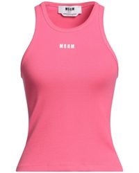 MSGM - Tank Top - Lyst
