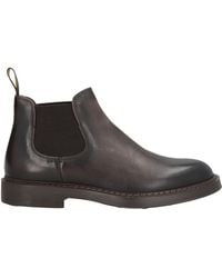Doucal's - Dark Ankle Boots Leather - Lyst