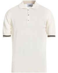 Alpha Studio - Ivory Polo Shirt Linen, Cotton - Lyst