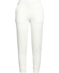 Bruno Manetti - Ivory Pants Cotton, Polyamide - Lyst