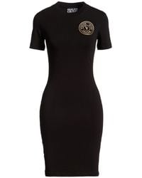 Versace Jeans Couture - Mini Dress Cotton, Elastane - Lyst