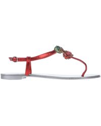Giuseppe Zanotti Tongs - Rouge