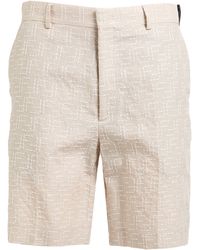 Fendi - Shorts & Bermuda Shorts Linen, Cotton - Lyst