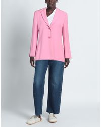 Moschino Striped Blazer in Pink | Lyst