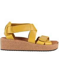 Loints of Holland - Mustard Sandals Leather - Lyst
