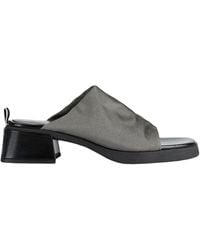 E8 By Miista - Pris Mules Khaki Sandals Synthetic Fibers - Lyst