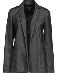 Blue Les Copains Suit Jacket - Black