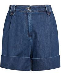 Fay - Denim Shorts - Lyst