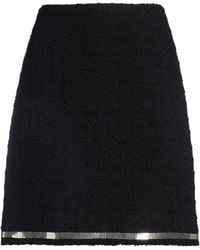Versace - Mini Skirt Virgin Wool, Polyamide, Metal - Lyst
