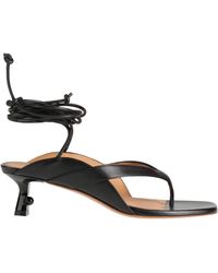 Off-White c/o Virgil Abloh - Thong Sandal Leather - Lyst