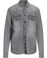 Versace Jeans Couture - Denim Shirt - Lyst