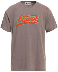 Saucony - Khaki T-Shirt Cotton - Lyst
