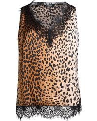 Liu Jo - Camel Top Polyester - Lyst
