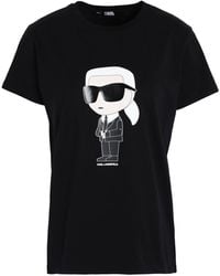 Karl Lagerfeld - Ikon Organic-Cotton T-Shirt - Lyst