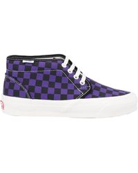 purple high top vans