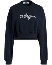 MSGM - Sweatshirt Cotton - Lyst