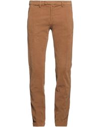 Briglia 1949 - Tan Pants Modal, Cotton, Elastane - Lyst