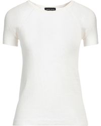 Roberto Collina - Ivory Sweater Merino Wool - Lyst